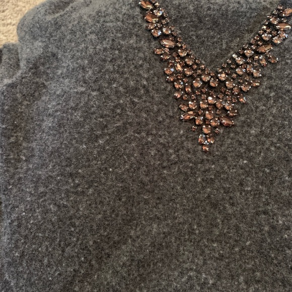 White Label The White Company Women Gray Cashmere Wool Dress Sz 12 UK/6-8 US - Picture 6 of 8